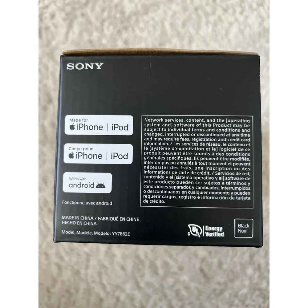 Sony ULT Field 1 Wireless Portable Bluetooth Speaker Black -New